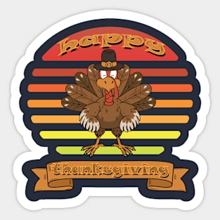 Happy thanks giving Sticker